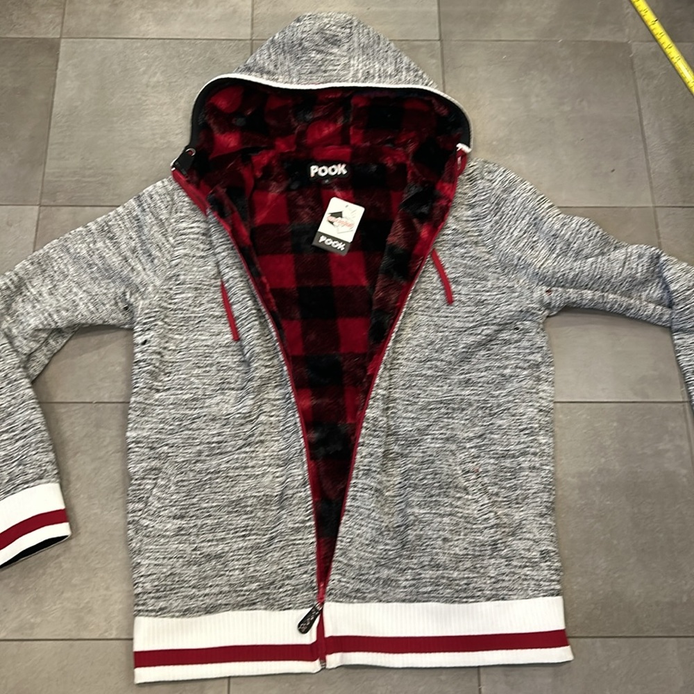 Pook Faux Fur Reversible Hoodie - Picture 3 of 12